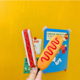 New Squishy Antistress Toys Ice Cream Hot Dog Dinosaur Slow Rising Pen Soft Squeeze Pen Stress Relief Toy Christmas Gifts