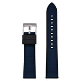 High Quality Hybrid Nylon FKM Watch Strap 20mm 22mm Quick Release Fluoro Rubber Nylon Watchbands For Each Brand Diving Watches