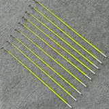 5pcs 40cm Fishing Rod Tip Retractable Carbon Fiber Fiberglass Fishing Pole with Top Ring Boat/Raft Rod Tip Spare Tail Fiberglass