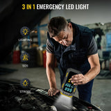 Heavy-Duty Car Jump Starter with 150PSI Air Compressor - Overload-Protected Emergency Power Bank, Suitable for Cars, SUVs