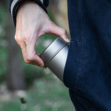 Tea Storage Bottle Titanium Portable Tea Box Outdoor Portable Camping Coffee Can