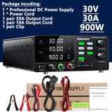 15V 30V 60V DC Power Supply Variable High Power Bench Power Supply for Fast Recharge, Equivalent to adding a BMS to your battery