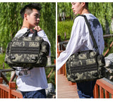 40L Portable Backpack Tactics Multifunction Outdoor High Capacity Camping Backpacks Army Diagonal Span Bag