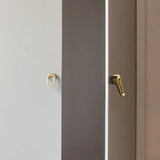 Goo-Ki Brushed Brass Cabinet Handle Antique Three-dimensional Finger Pulls Wardrobe Drawer Long Handle Nickel Drawer Pulls