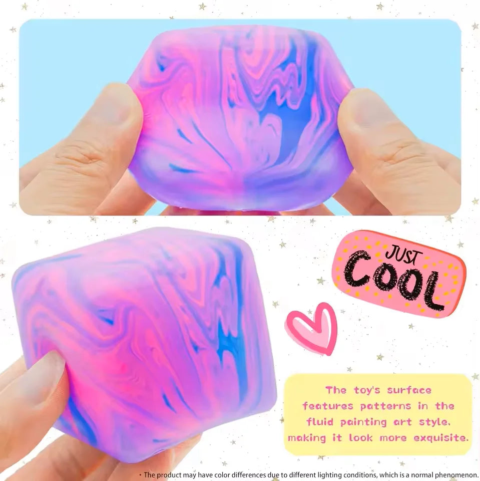 2027！*Squishy Schylling Needoh Nice Cube Sensory Toy Anti-Stress Stress Relief Jigsaw Pressure Relief Souvenir for Kids 말랑이