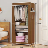 Simple Bedroom Closet Household Simple Assembly Cloth Closet Storage Closet Storage 5 Colors Simple Organizer Dustproof Foldable
