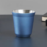 Custom Name Stainless Steel Espresso Cups Double Wall Insulated Cups Demitasse Cups Coffee Cup For Drinking Coffee, Gift for Him