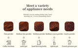 Manual Coffee Grinder Machine Grinding Home Outdoors Travel Hand Crank Portable Coffee Grinder Adjustable Bean Grinder withbrush