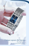 LIGE new 2025 women's watch quartz stainless steel strap women watches luxury casual waterproof retro fashion ladies watch reloj
