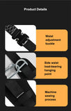 High-altitude Work Safety Harness Single Waist Safety Belt with Safe Rope Hook Outdoor Climbing Training Protective Equipment