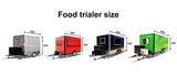 Customized Multi-functional Electric Food Truck Ice Cream, Bubble Tea, Burger BBQ Mobile Kitchen Cart Food Truck For Sale Europe