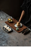 Tea mat, pure handmade plant table runner, pure cotton, thick coarse dry soaking, retro wabi-sabi tea ceremony accessories