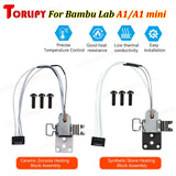 For Bambu Lab A1/A1mini Hotend Heating Assembly High-Temp Resistant Quick ReleaseThermal Insulation Extruder Kit 3DPrinter Parts