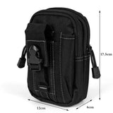 Molle Pouch Belt Waist Pack Men Small Pocket Survival Tool Bag for Running Travel Camping Hunting Airsoft