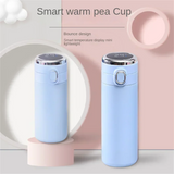 Smart Flip Lid Stainless Steel Thermos with Temperature Display Light Luxury Portable Mini Insulated Cup coffee travel mug