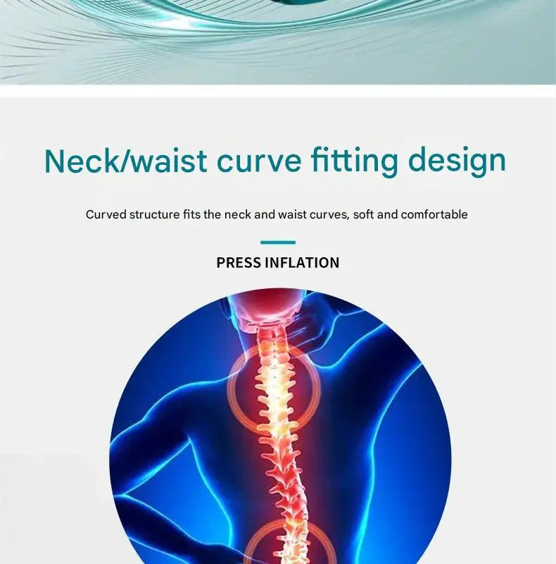 Camping Inflatable Pillow Portable Ultralight Travel Hiking Air Sleeping Pillow for Neck and Lumbar Support
