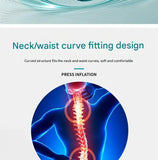 Camping Inflatable Pillow Portable Ultralight Travel Hiking Air Sleeping Pillow for Neck and Lumbar Support