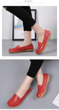 Women Flats Ballet Shoes Woman Cut Out Leather Breathable Moccasins Women Boat Shoes Ballerina Ladies Casual Shoes