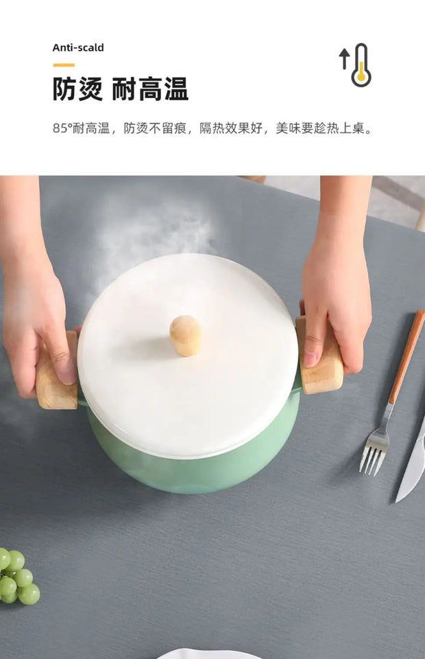 Square Printing Tablecloth No Wash Oil Proof Waterproof and Heat-resistant PVC Table Mat Home Banquet Coffee Table Decoration