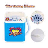 Lash Washing Machine Mini Electric Dehydration Washer Toy Powder Puff Beauty Egg Makeup Brush Washing Machine Toys Coffee Mixer