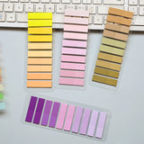 Colorful Transparent Memo Pads Self-Adhesive Sticky Notes Index 200-4000 Sheets for Office School Stationery