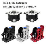Dual Gear Extruder HGX-LITE-Extruder Hard Steel Reduction Gear With High Speed Motor for CR10 CR 10S Ender 3 V2 3D Printer Parts