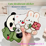 Deodorant fragrance sticker cute, self-adhesive cute toilet, kitchen odor removal aromatherapy sticker, decorative fragrance