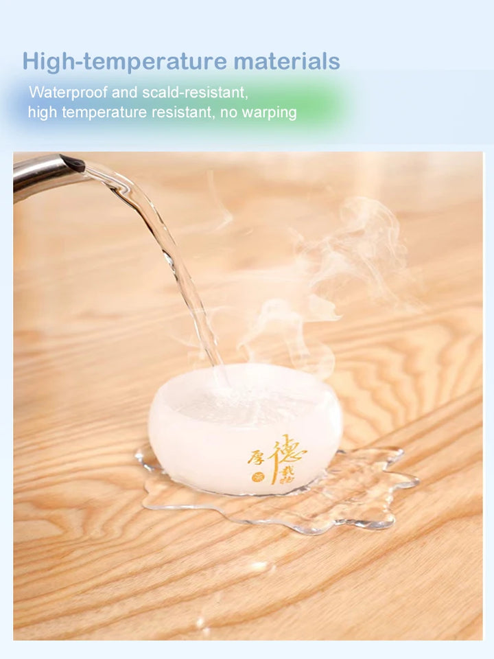 Transparent PVC tablecloth, soft glass crystal table mat, oilproof and waterproof, suitable for coffee table, dining table, desk