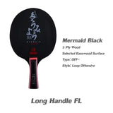 KOKUTAKU MERMAID Table Tennis Blade Racket Pure Black Carbon Wood Allround Offensive Ping Pong Bat Paddle