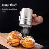 1pc Stainless Steel Chocolate Shaker Cocoa Flour Coffee Sifter Or 16Pcs Coffee Stencils Template Strew Pad Duster Spray Tools