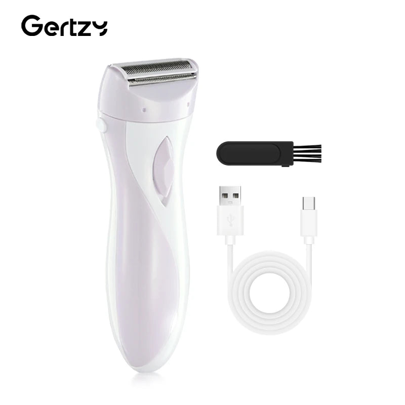 Professional body hair trimmer - USB rechargeable, used for smooth full body beauty