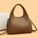 Luxury Casual Tote Women Bag High Quality Leather Ladies Handbag Shoulder Crossbody for Women 2025 Large Vintage Bags Sac A Main
