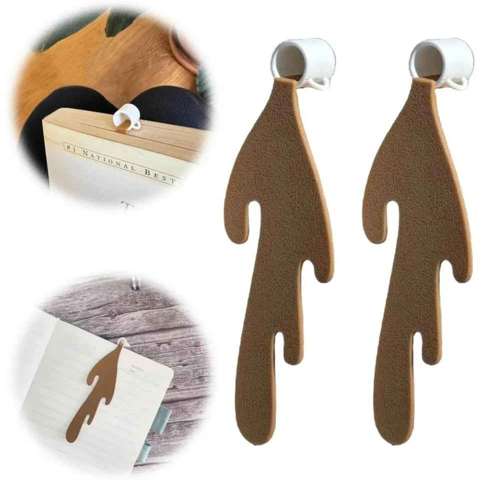 Spilled Coffee Bookmark Graduation Funny Coffee Cup Bookmarks Graduates Book Lovers Gifts Coffee Mug Bookmarks Book Accessories