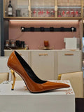 Summer high-heeled pointed women's sandals, European and American fashion runway parties, weddings, women's high heels