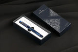 MoonMan M800 Fashion Elegant Acrylic Fountain Pen German BOCK Nib/MAJOHN Nib Luxury Business Office Writing Ink Pens Lady Gift