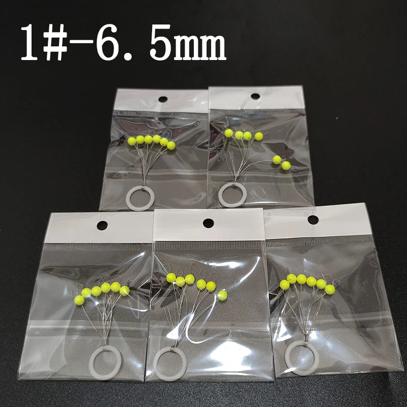 30pcs/lot Ball Seven-star Float Round Bobber Carp Fishing Float Accesories Pesca Fishing Buoys 00# 0# 1# 2# 3# 4# 5# A520