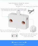 1set  Household Automatic Reset Switch Closet Cabinet Light   Door Control  Wardrobe