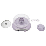 Professional Pottery Wheel Kit-4.7"Turntable Electric Clay Wheel, Adjustable Speed Ceramic Making Machine with 8 Sculpting Tools
