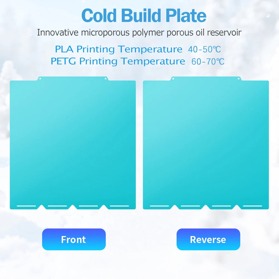 Build Plate For Snapmaker U1 Upgrade Accessories Build Plate Smooth PEI Steel Plate Super Adhension Heat Bed For Snapmaker U1