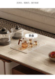 Tea Making Integration Rectangle Coffee Table Storage Fashion Living Room Center Sofa Side Table Interior Decor Items Furniture