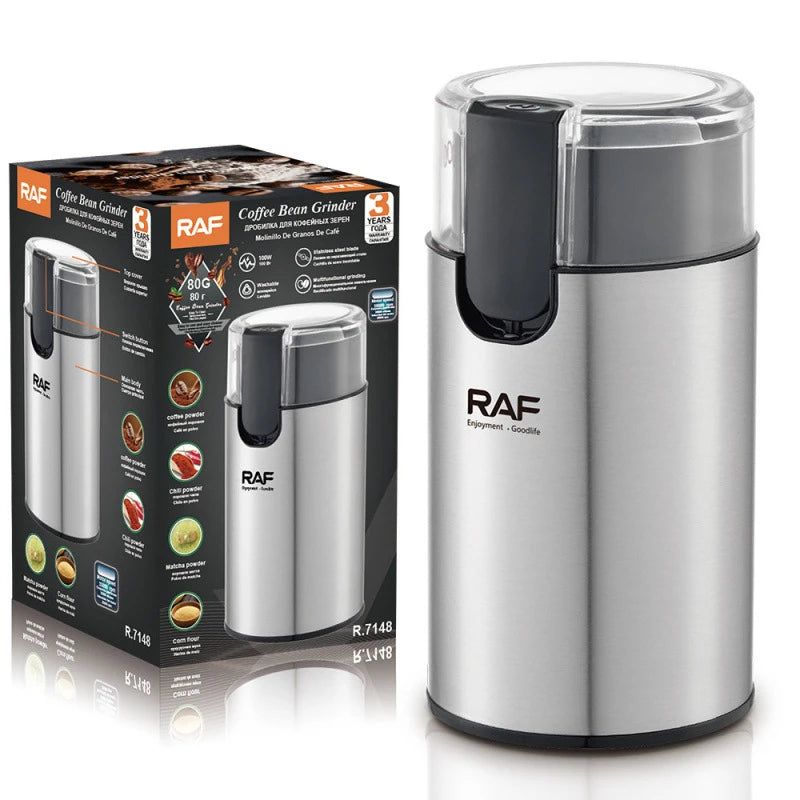 RAFCoffee bean grinder, dry grinding, lightweight coffee grinder
