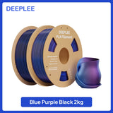 DEEPLEE 10KG Silk Filament PLA 1.75mm 3D Printer Filament for FDM 3D Printers Elegoo PLA for Elegoo Centauri Carbon