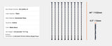 SucceBuy Staircase Metal Balusters Galvanized Decorative Banister Spindles with Hollow Baskets Spiral Stair with Shoes Screws