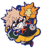 My Hero Academia Anime Bakugou Katsuki Midoriya Izuku Dabi Hawks MHA Rubber Keychain Ornament Toys Collection Gift