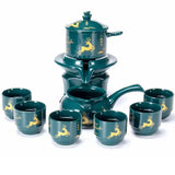 Handmade Coffee Tea Tray Kitchen Sugar Organizer Ceramic Narrow Tea Tray Cup Snack Handles Plateau Cuisine Home Accessories