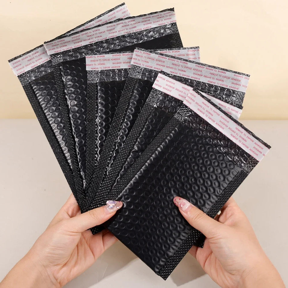 10-50Pack Kraft Bubble Mailers Self-Sealing Paper Envelopes Waterproof Cushioned Padded Foam Shipping Bags for Packaging