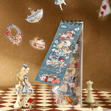 Mr.Paper 50Sheets/Book Fairy Tale Theme Die-cut PET Sticker Book DIY Journal Supplies for Phone Case Envelope Calendar Cup Decor