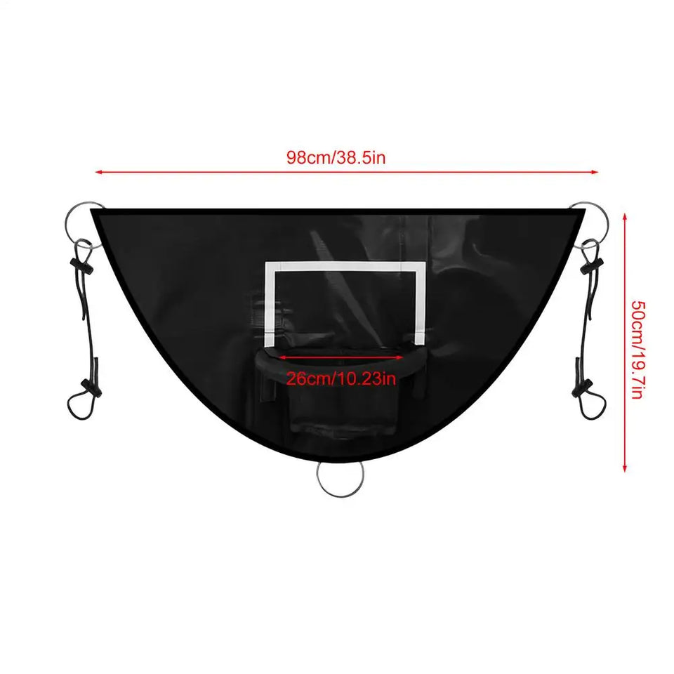 98x50cm Kids Basketball Hoop  with Pump & Ball Kids Trampoline Basketball Hoop Set Sunproof Basketball Hoop for Boys And Girls