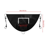 98x50cm Kids Basketball Hoop  with Pump & Ball Kids Trampoline Basketball Hoop Set Sunproof Basketball Hoop for Boys And Girls
