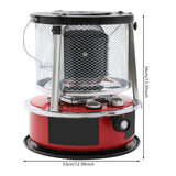 8000 BTU Kerosene Heaters, 5.2L Gal Fuel Capacity Kerosene Stove Heater, Adjustable Height Portable Kerosene Space Heater